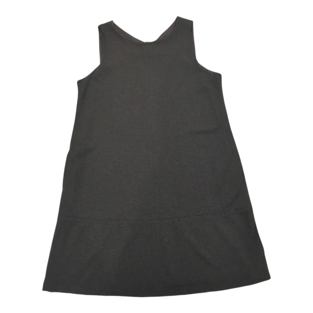 Eileen Fisher Shift Dress Women XL Gray Quiet Luxury Minimalist Capsule Office